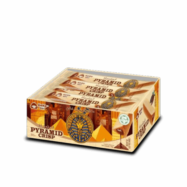 Keke Girl Pyramid Crisp Snack Box Chocolate Flavor 360G