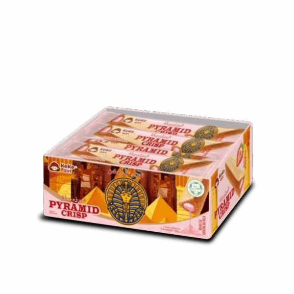 Keke Girl Pyramid Crisp Snack Box Strawberry Flavor 360G