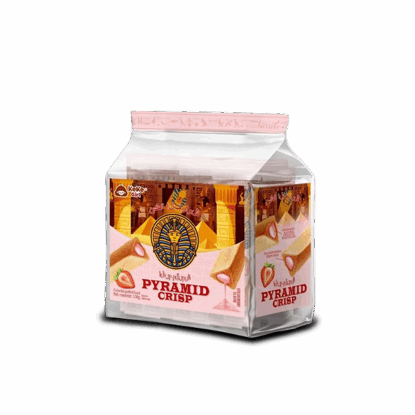 Keke Girl Pyramid Crisp Snack Strawberry Flavor 150G