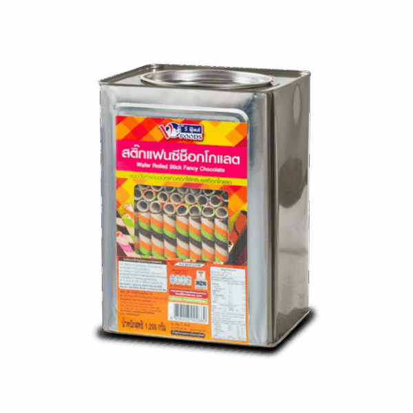 VF Small Tin Chocolate Rolled Fancy Stick 1.1KG