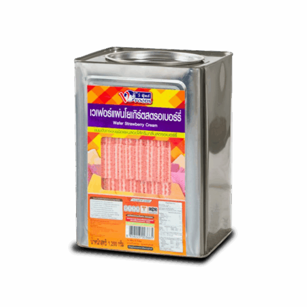 VF Small Tin Strawberry Wafer 1.1KG